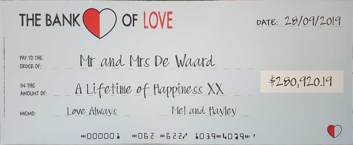 Monster Rigid Novelty Cheque - Novelty Cheques Direct