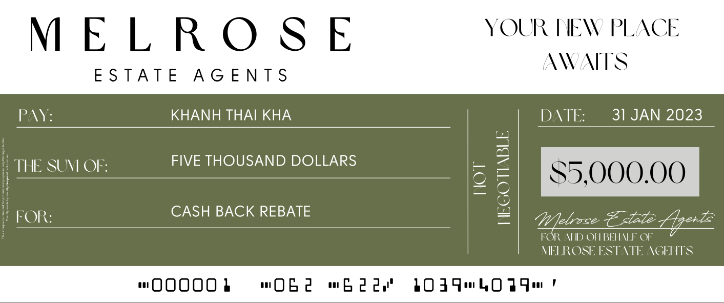 Giant Rigid Novelty Cheque - Novelty Cheques Direct