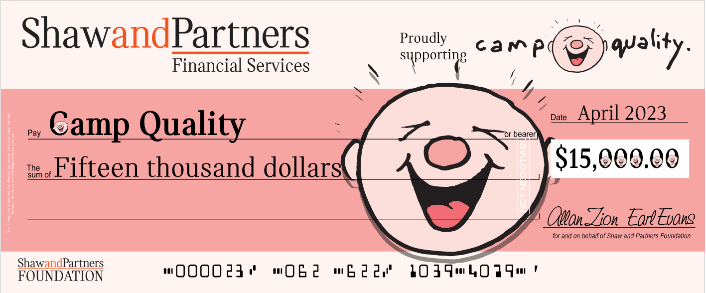 Giant Rigid Novelty Cheque - Novelty BIG Cheques