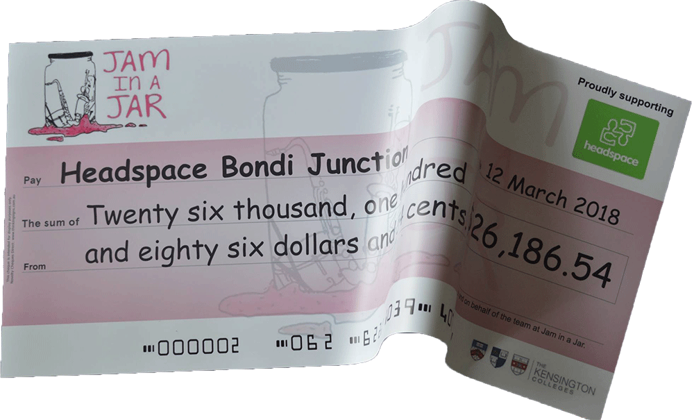 Giant Flexible Rolled Novelty Cheque - Novelty Cheques Direct