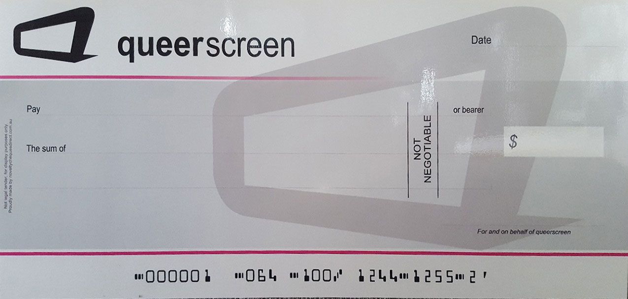 Giant Rigid Novelty Cheque - Novelty Cheques Direct