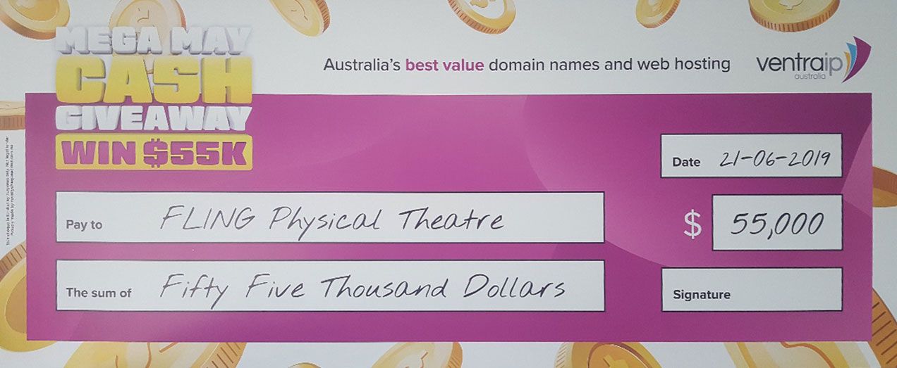 Giant Rigid Novelty Cheque - Novelty Cheques Direct